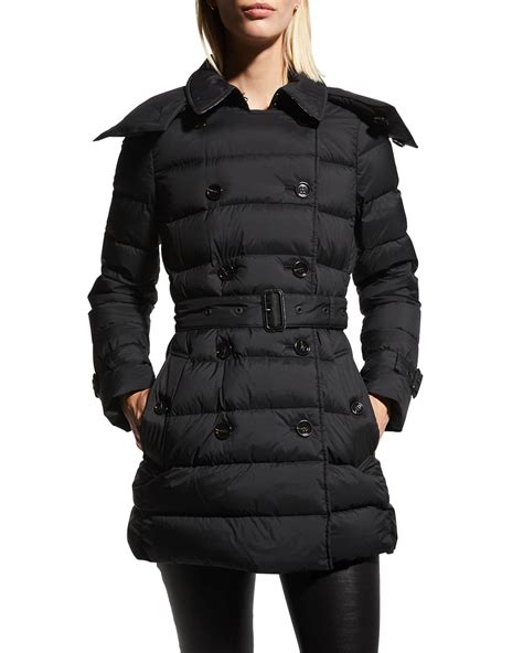 burberry detachable hood belted puffer coat|Burberry Ashwick Belted Hooded Puffer Coat .